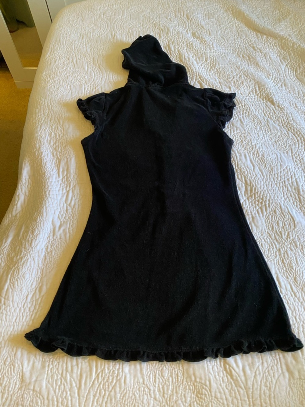 TO DIE FOR BEACH BUNNY Summer Nights terry hooded cover up dress - Picture 3 of 5